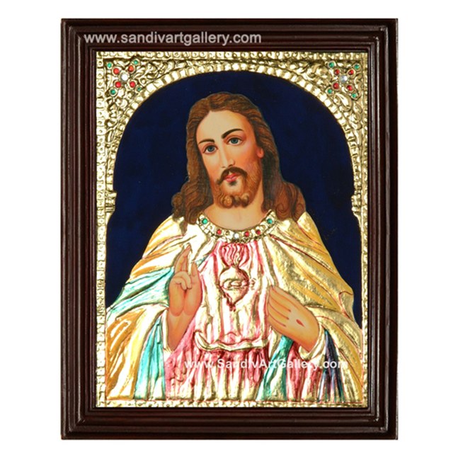 Jesus Christ Tanjore Painting